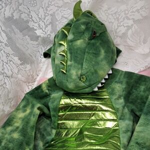 Dragon Costume Plush Green One Piece Halloween‎ Cosplay Kids Size Unknown